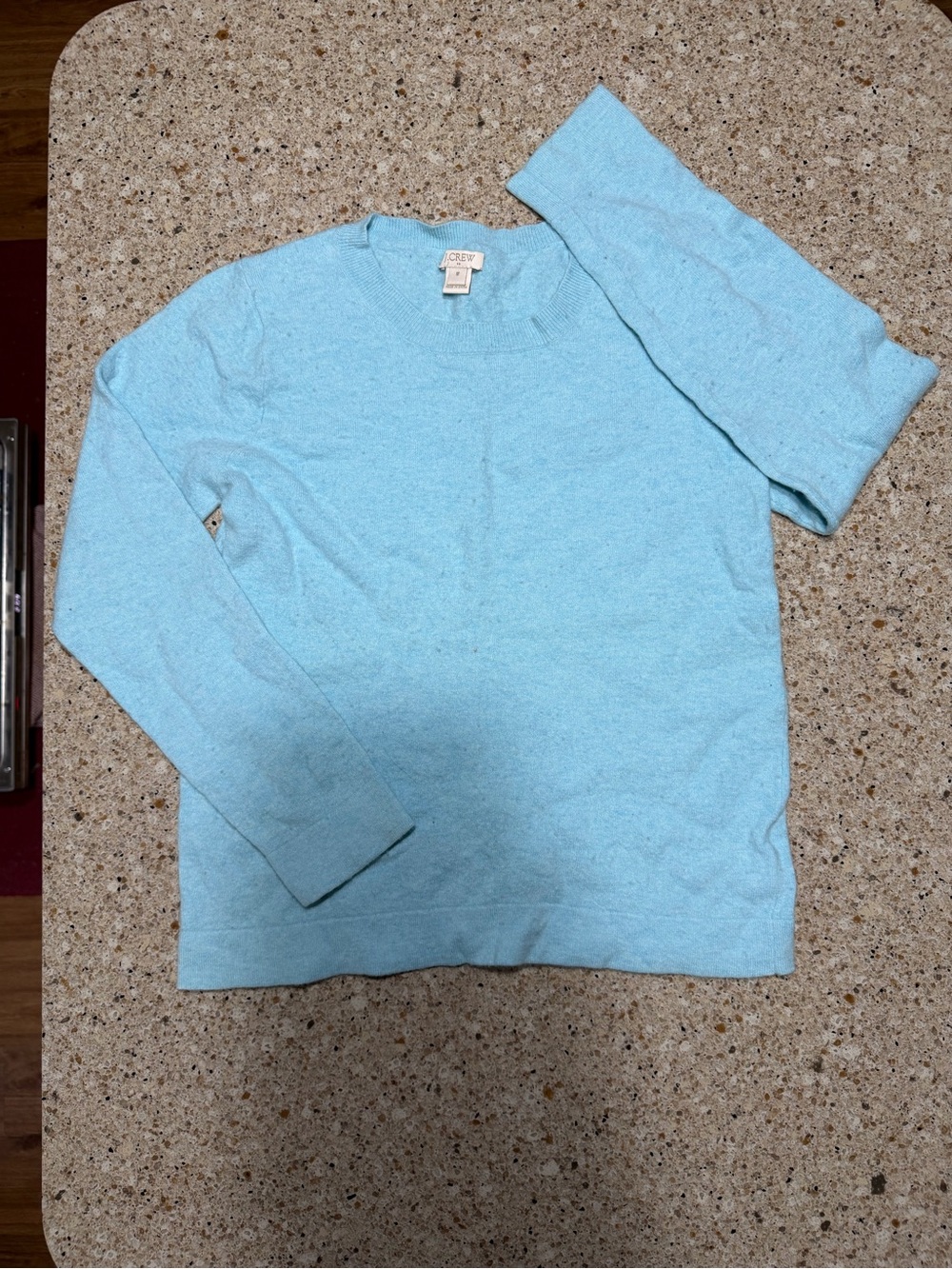 J. Crew Men's Sky Blue Crewneck Sweater